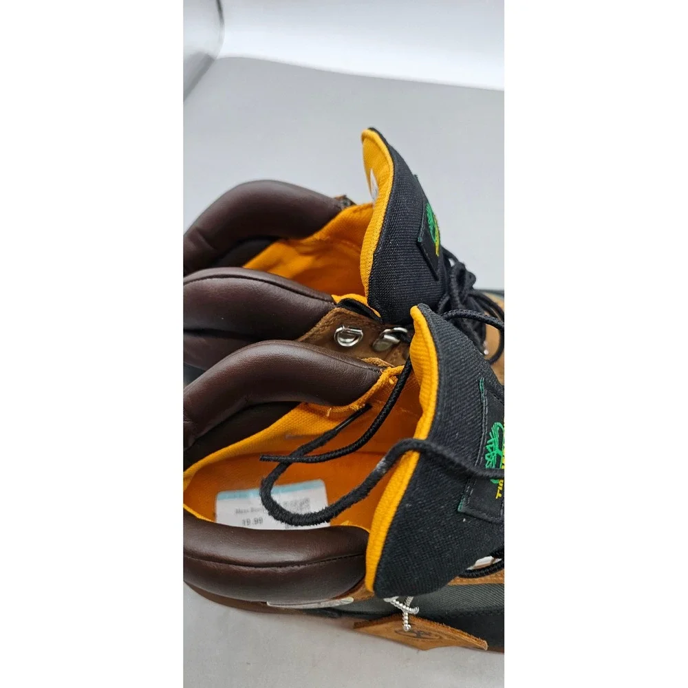 Timberland Field Boots Mens 8 Black Brown Green Waterproof Primaloft A5PWA
